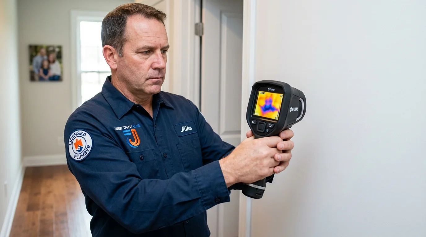 Thermal imaging leak detection by Johns Plumbing LLC in Lihue
